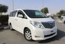Toyota Alphard For export, the steering wheel is on the right side.