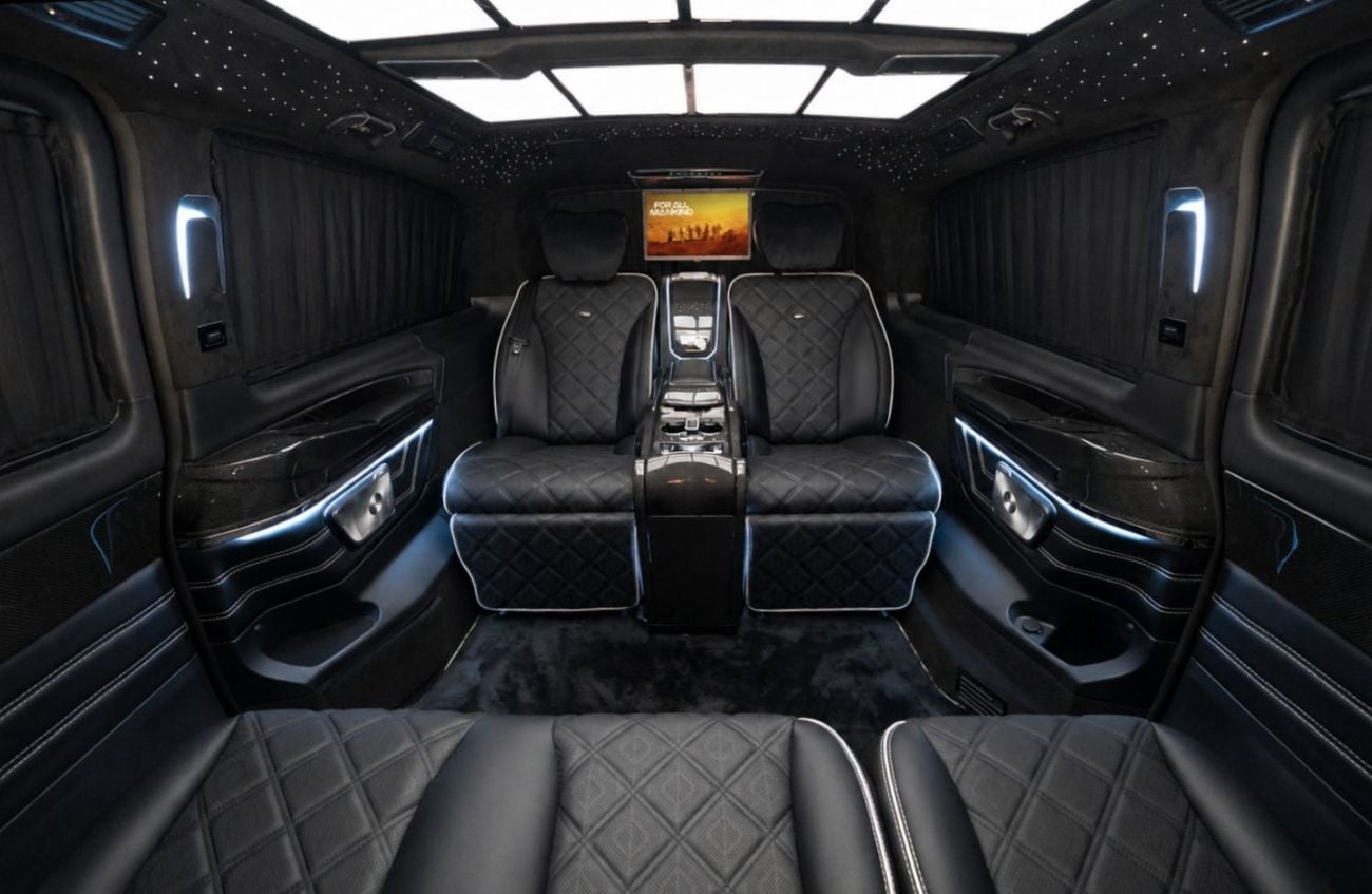 مرسيدس بنز V 300 VLINE VIP EDITION NEW ARRIVAL 2026 MODEL VIP MERCEDES GCC V300 with ADDITIONAL REAR AC - 2 Years Warranty by VLINE