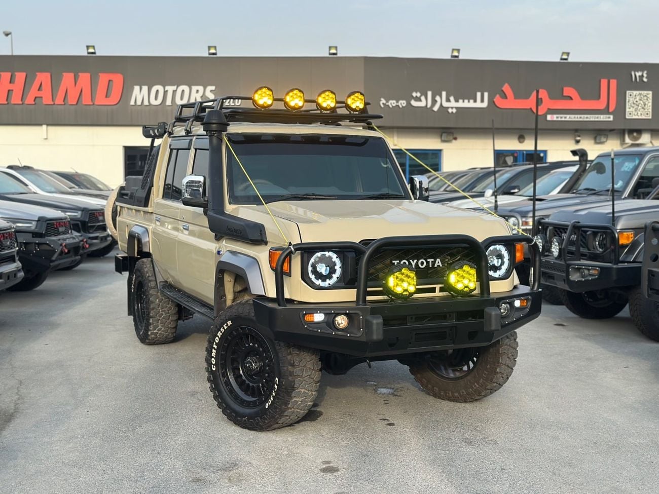 تويوتا لاند كروزر بيك آب LAND CRUISER PICKUP, FACE LIFTED TO 2024 MODEL DIESEL V8 RHD