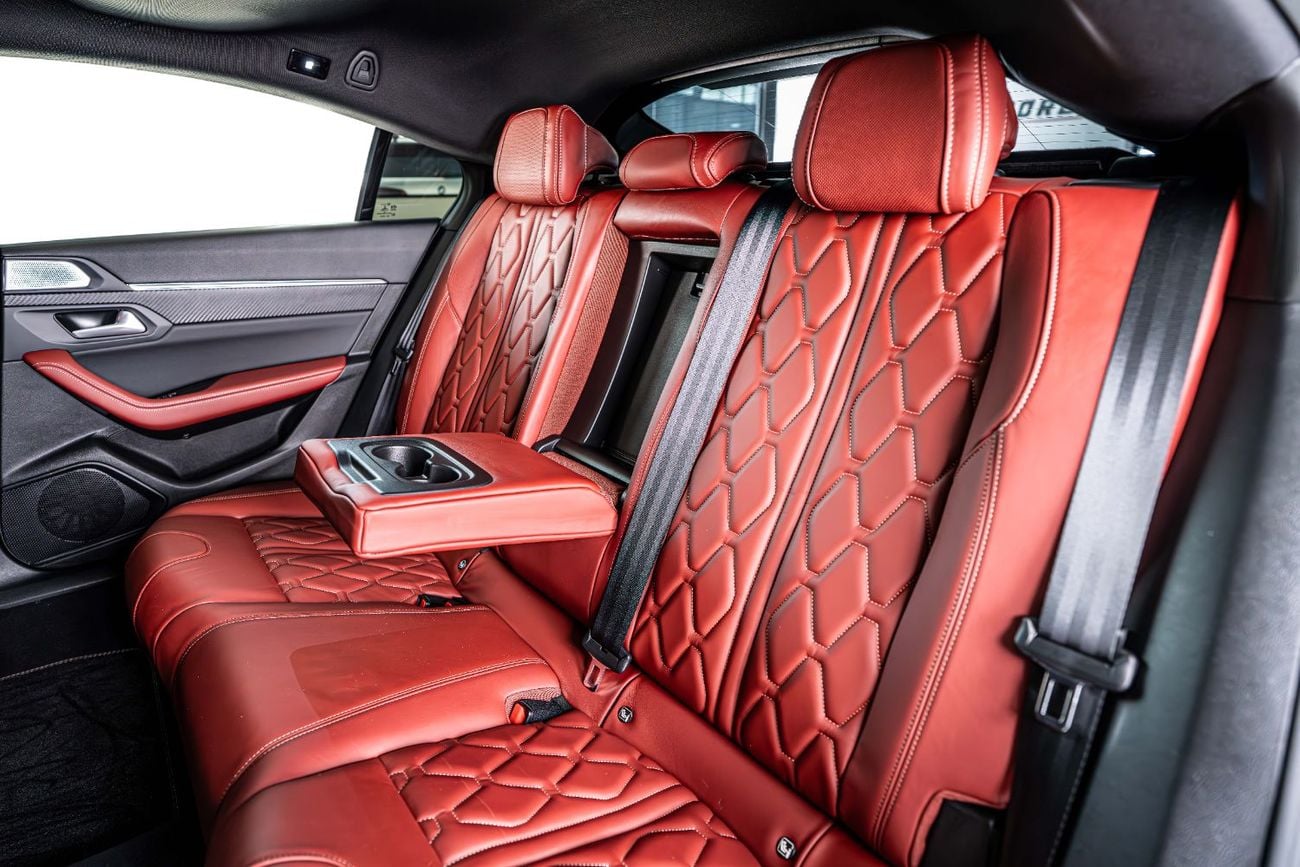 Peugeot 508 GT LINE GCC-1 Owner-Al Nabooda Warranty-Exclusive Leather Sports Seats With White Stitching