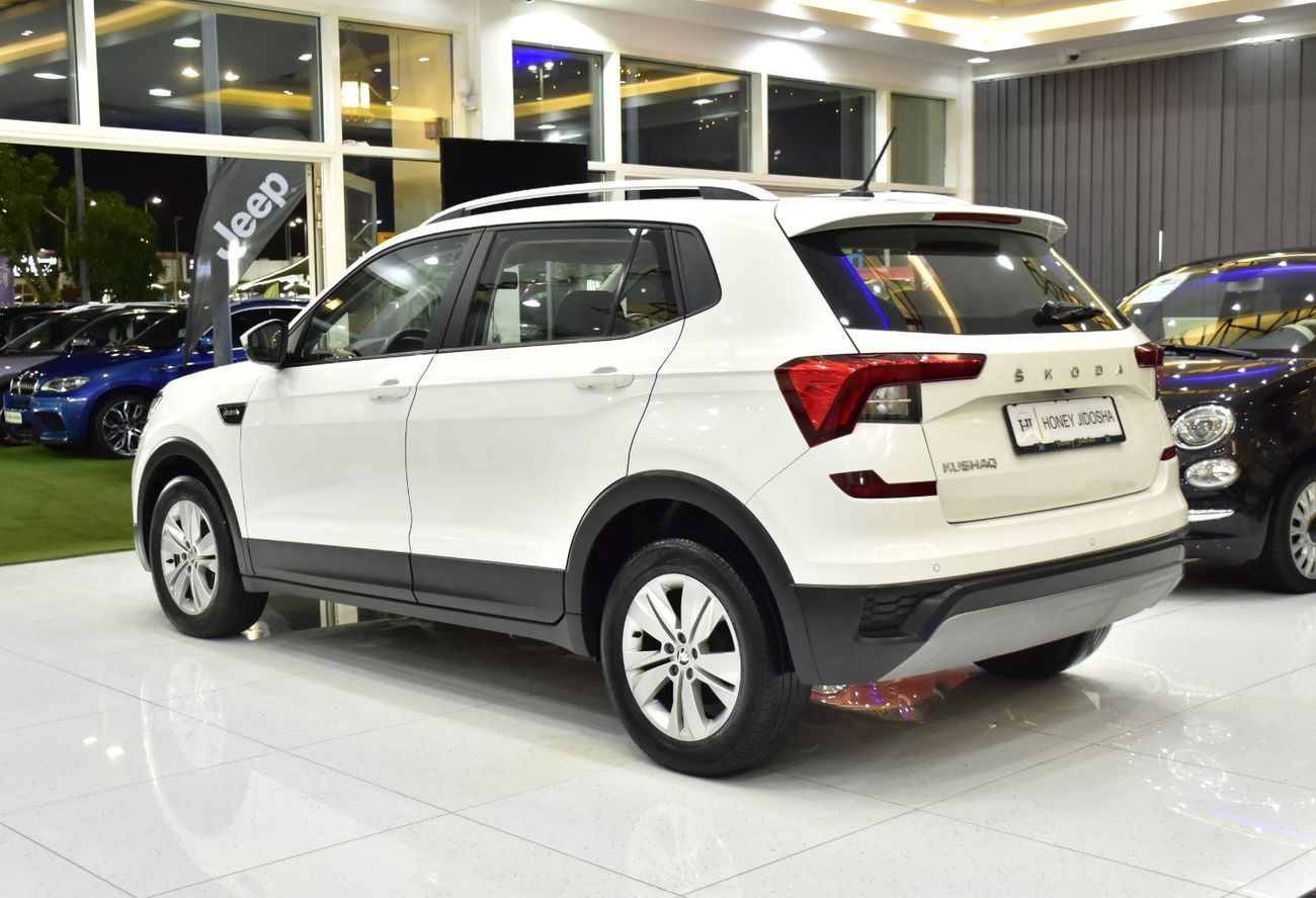 سكودا كوشاك AMBITION EXCELLENT DEAL for our Skoda Kushaq ( 2023 Model ) in White Color GCC Specs