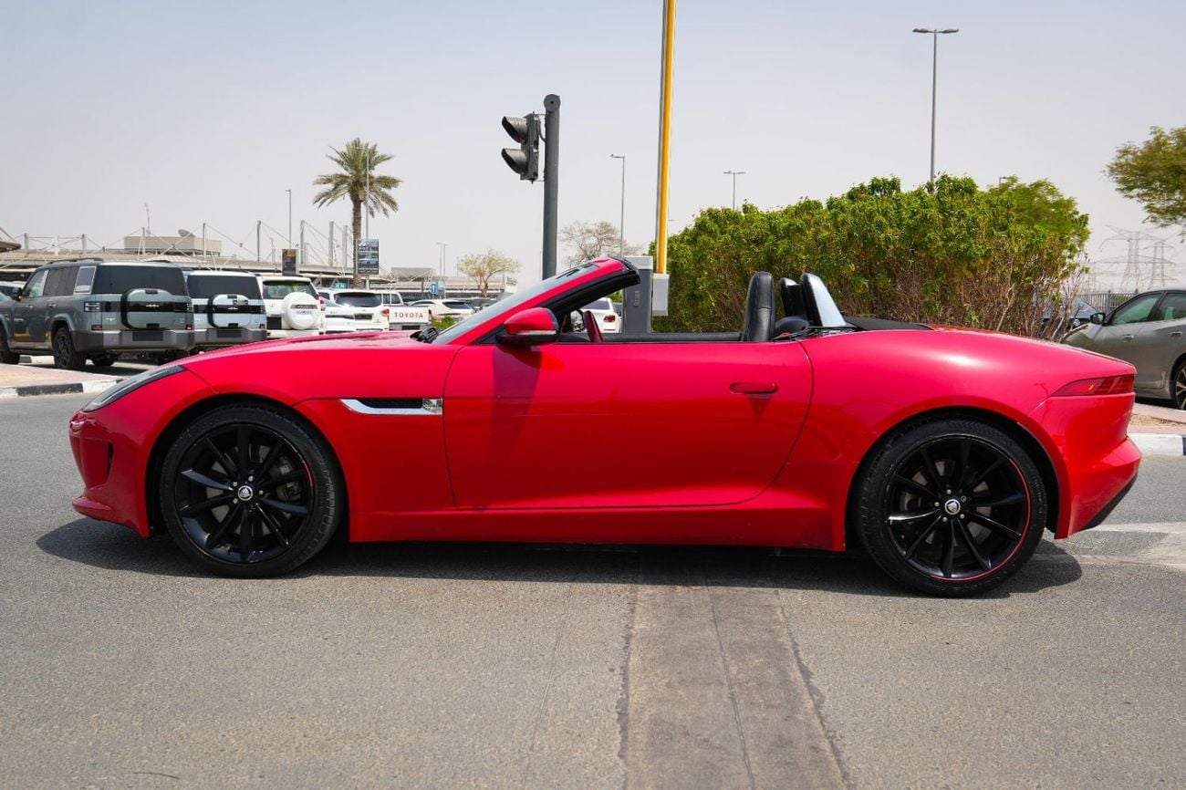جاكوار F Type STANDARD سيارة مكشوفة موديل 2014 بمحرك V6 سوبرتشارج! بمواصفات خليجية