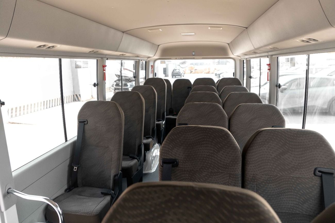Toyota Coaster 23 Seater 4.2L - White Inside Grey | Export Only