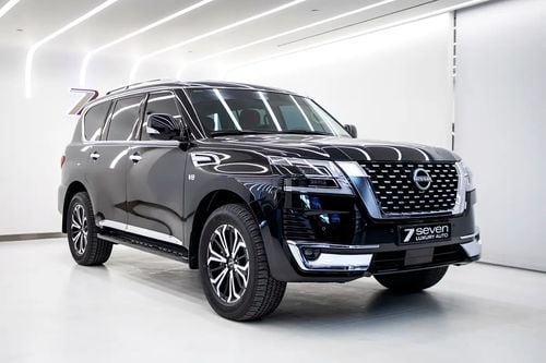 نيسان باترول LE TITANIUM TITANIUM | V8 | GCC | WARRANTY AND CUSTOMER SERVICE | EXCELLENT CONDITION