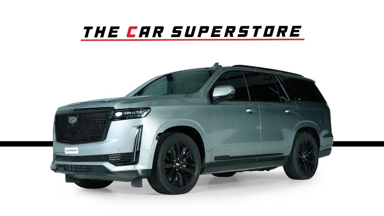 Cadillac Escalade SPORT 600 Sport-GCC-7 Seats-Full Service History With Dealer-Black Pack-Captain Seats
