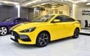 أم جي GT LUXURY EXCELLENT DEAL for our MG GT ( 2023 Model ) in Yellow Color GCC Specs