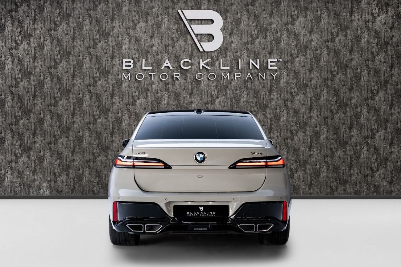 BMW 760i XDRIVE MASTERCLASS M SPORT PACKAGE BUY NOW, PAY 2027 | THE BLACKLINE STANDARD | 2029 BMW Warranty + Service Contract, GCC