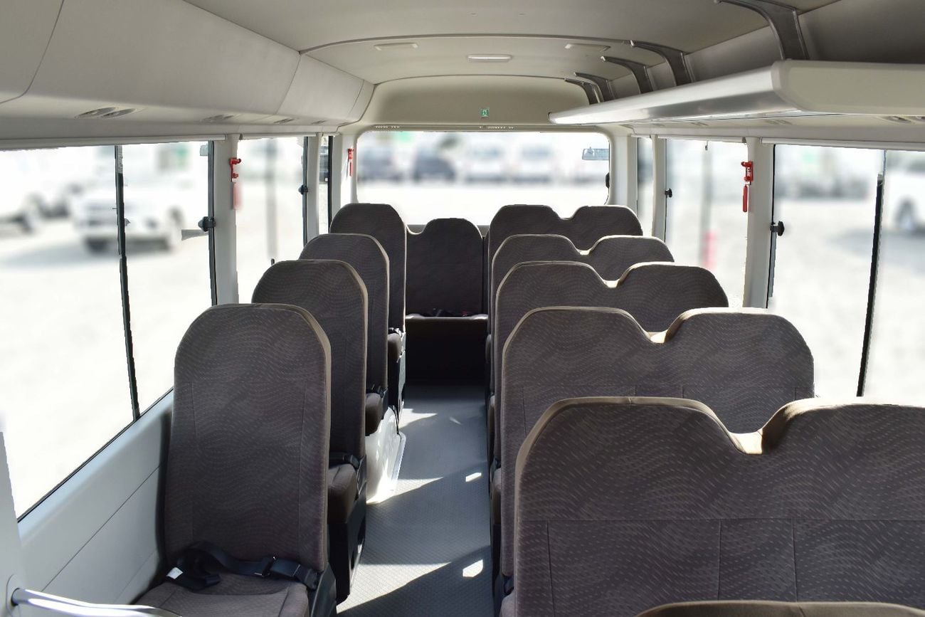 Toyota Coaster 2.7L Petrol M/T 2026 Model (With Baggage Rack and Curtain Rail)