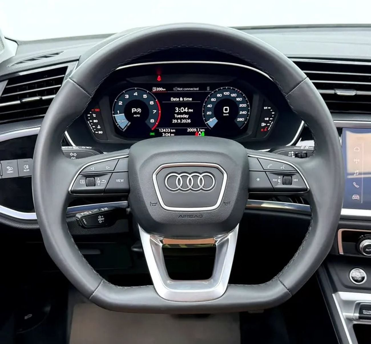 Audi Q3 40 TFSI Quattro, Warranty + Service Pack, Very Low Km, Fully Loaded, GCC