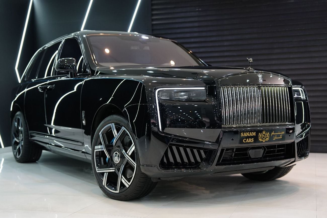 Rolls Royce Cullinan BLACK BADGE Executive Rear Seats, Rear Screens, Bespoke Audio, Dealer Warr + Serv!!