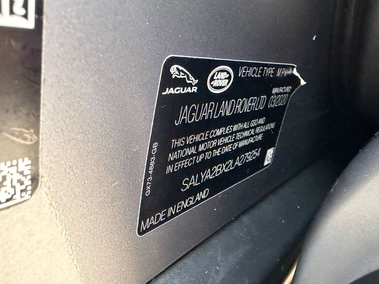 Land Rover Range Rover Velar P250