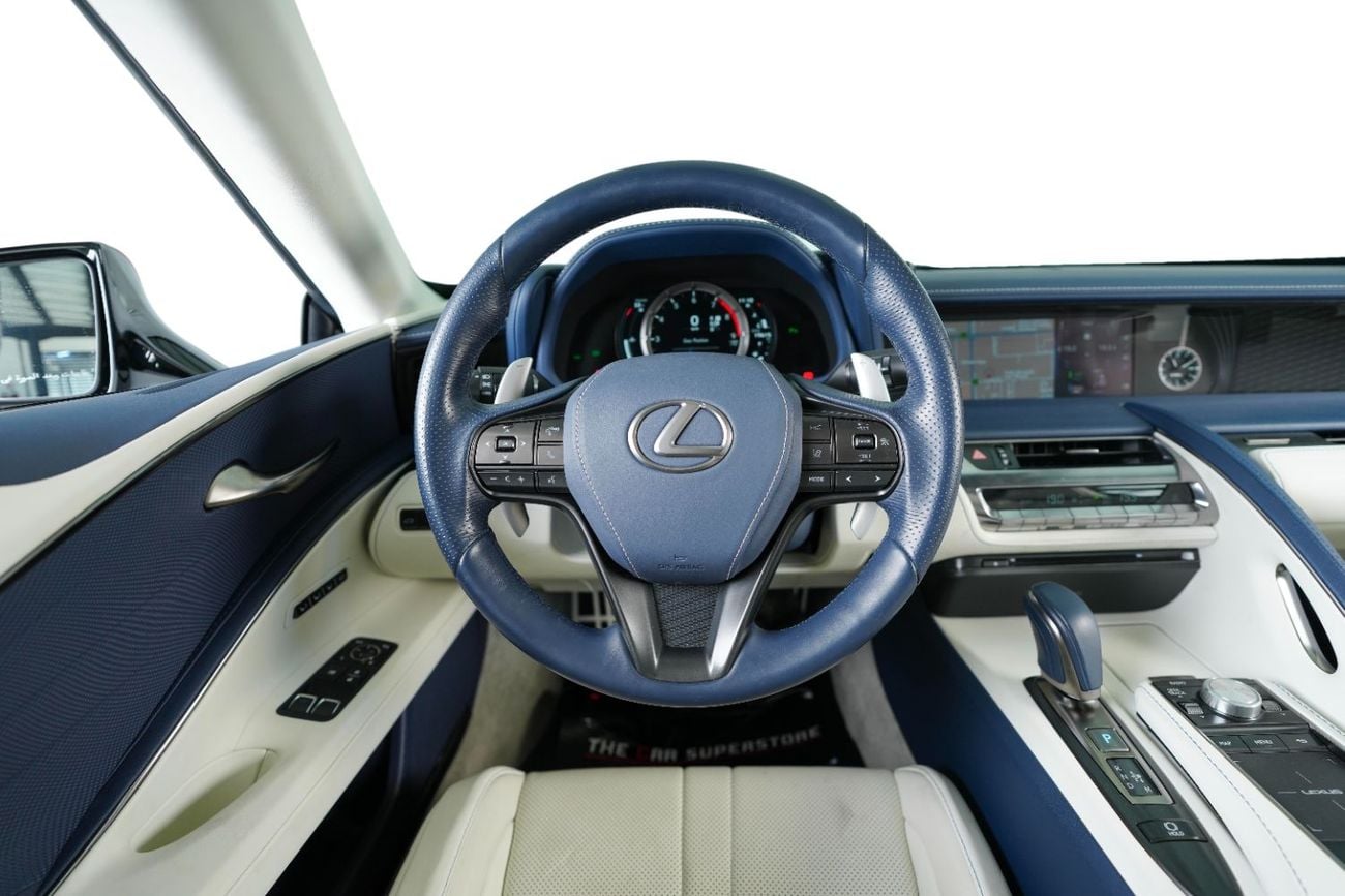 Lexus LC500 TITANIUM Convertible-GCC-Collectors Car-Mint Condition-Naturally Aspirated V8