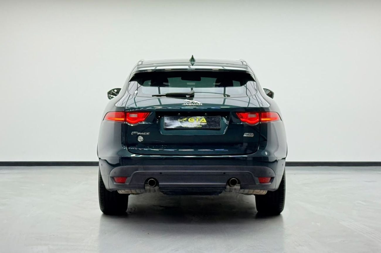 جاكوار F بيس PRESTIGE جاكوار F-Pace 25T موديل 2018، سجل صيانة كامل، كاملة المواصفات، بحالة ممتازة، خليجية