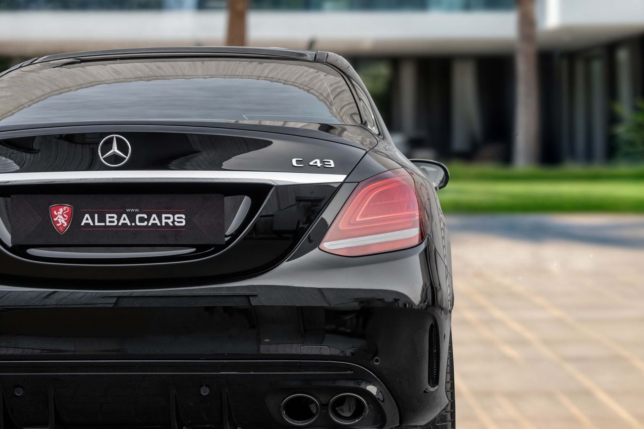 مرسيدس بنز سي 43 ايه ام جي AMG SPORT | 2,742 P.M | 0% Downpayment | Agency History!