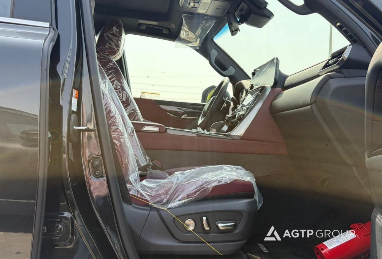 لكزس LX 700h سيجنتشر محرك هجين ثنائي التوربو سعة 3.5 لتر | كامل المواصفات | جلد عنابي | دفع رباعي | 2026 | مواصفات خليجية