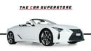 Lexus LC500 TITANIUM Convertible-GCC-Collectors Car-Mint Condition-Naturally Aspirated V8