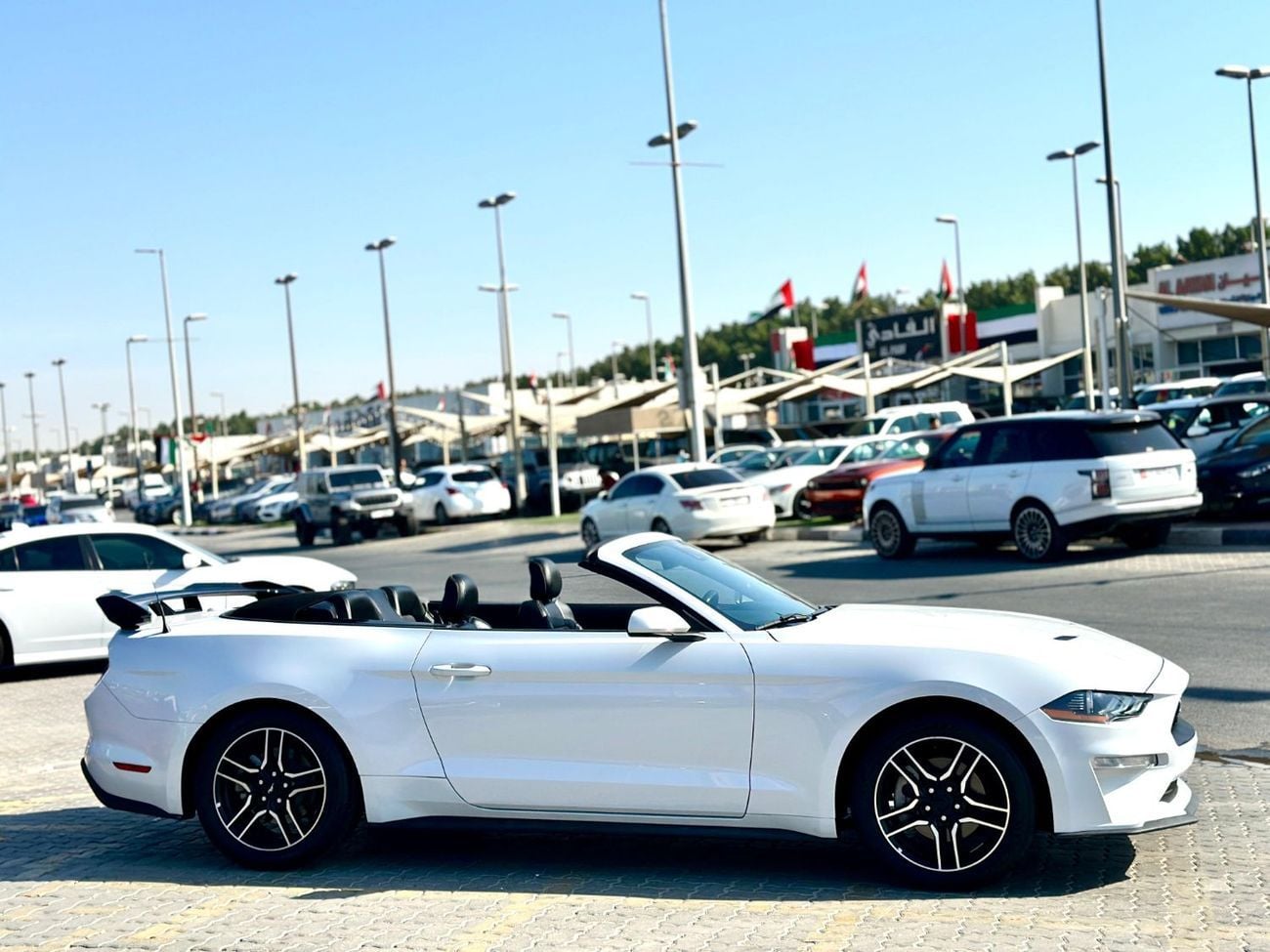 Ford Mustang ECOBOOST CONVERTIBLE Convertible | Monthly 1300/- | 0% DP | Fog Lights | Blindspot | # 05660