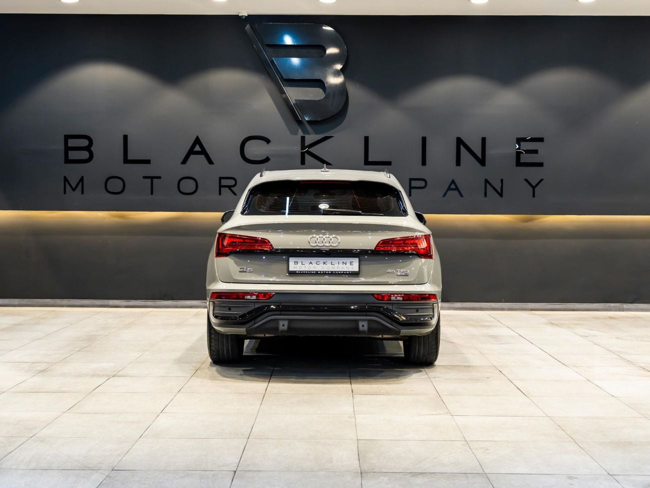 Audi Q5 45 TFSI SPORTBACK S-LINE BUY NOW, PAY 2027 | THE BLACKLINE STANDARD | June 2027 Warranty + Service, GCC, Low KMs