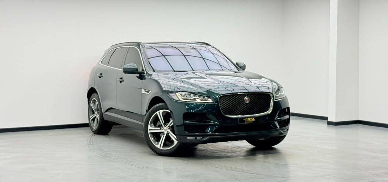جاكوار F بيس PRESTIGE جاكوار F-Pace 25T موديل 2018، سجل صيانة كامل، كاملة المواصفات، بحالة ممتازة، خليجية