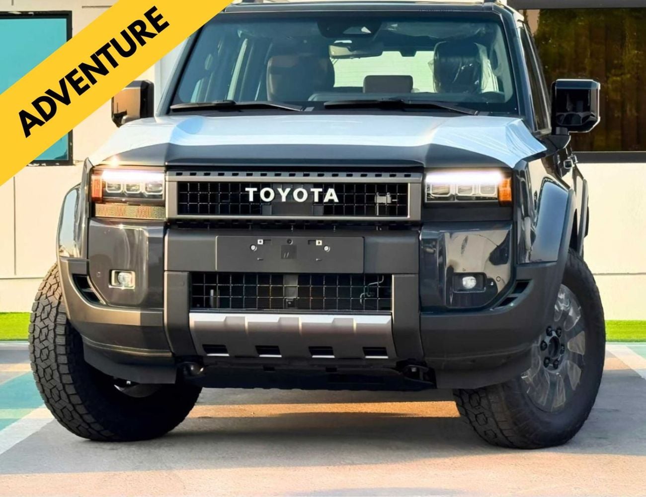 تويوتا برادو VXR ADVENTURE || 2.8L DIESEL V4 / RADAR / HUD, LEATHER WITH MEMORY SEAT (CODE # PDADV1)