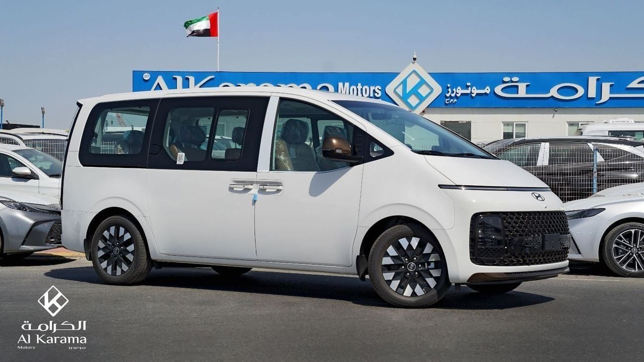 Hyundai Staria LUXURY - 3.5L V6 VIP Edition, 7 Seater with Pilot/VIP Seating | Boss Audio | 360 Camera | 2 Sunro