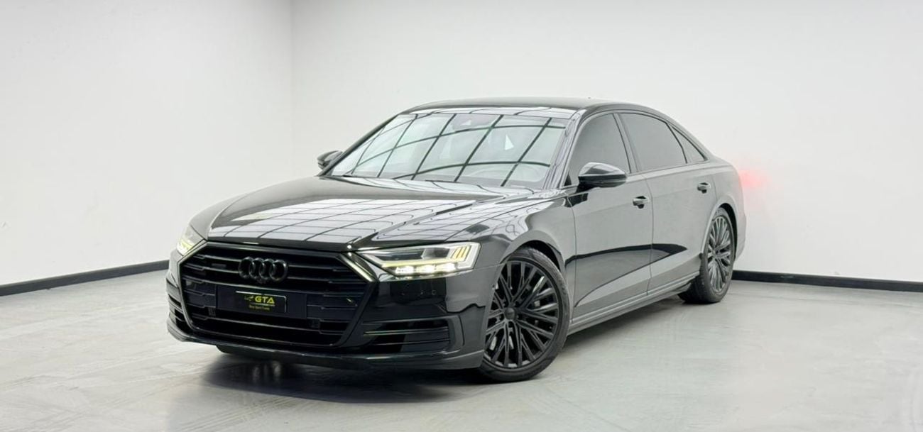أودي A8 L 60 TFSI أودي A8L 60 TFSI كواترو موديل 2019، ضمان، سجل صيانة كامل لدى أودي، كاملة المواصفات، خليجية