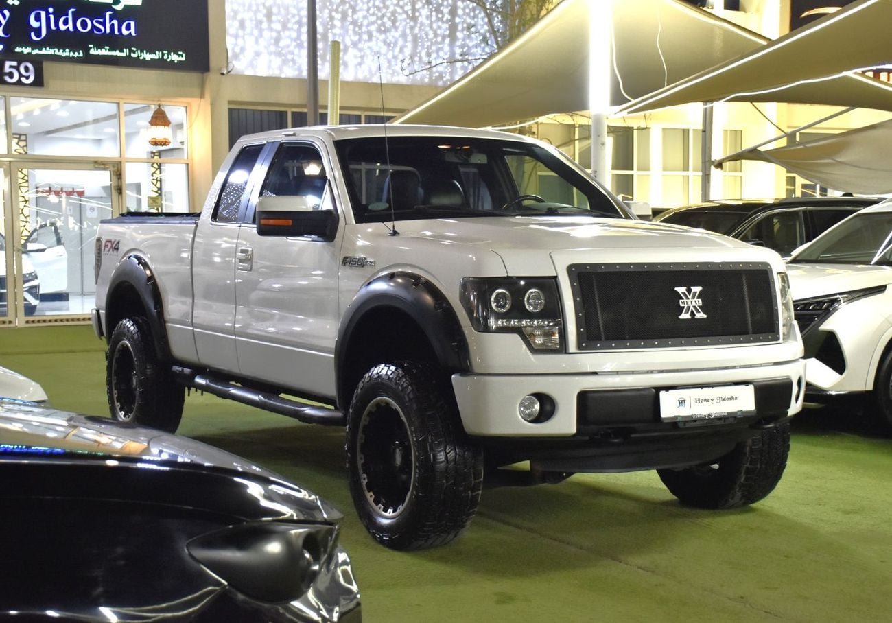 Ford F-150 FX4 SUPER CAB BLACK ALY EXCELLENT DEAL for our Ford F150 FX4 ( 2012 Model ) in White Color GCC Specs