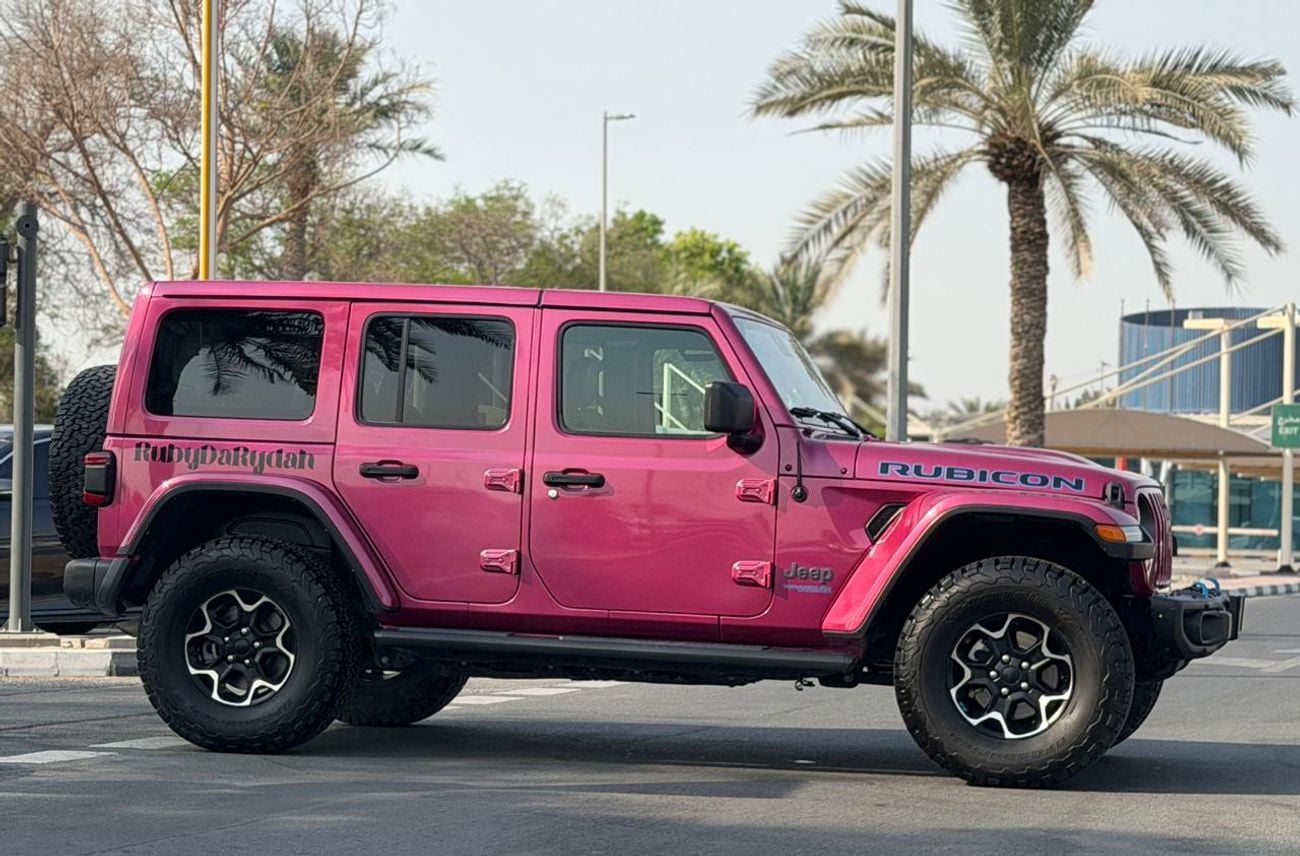 جيب رانجلر RUBICON جيب رانجلر روبيكون 4XE 2021 هايبرد كاملة المواصفات بحالة ممتازة وعداد كيلومترات منخفض