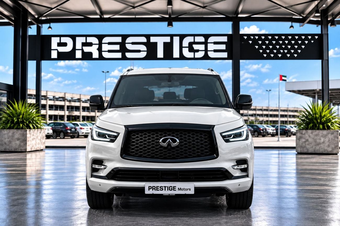إنفينيتي QX80 لاكجوري GCC 2019 Nardo Grey Unique Interior Design by MBS