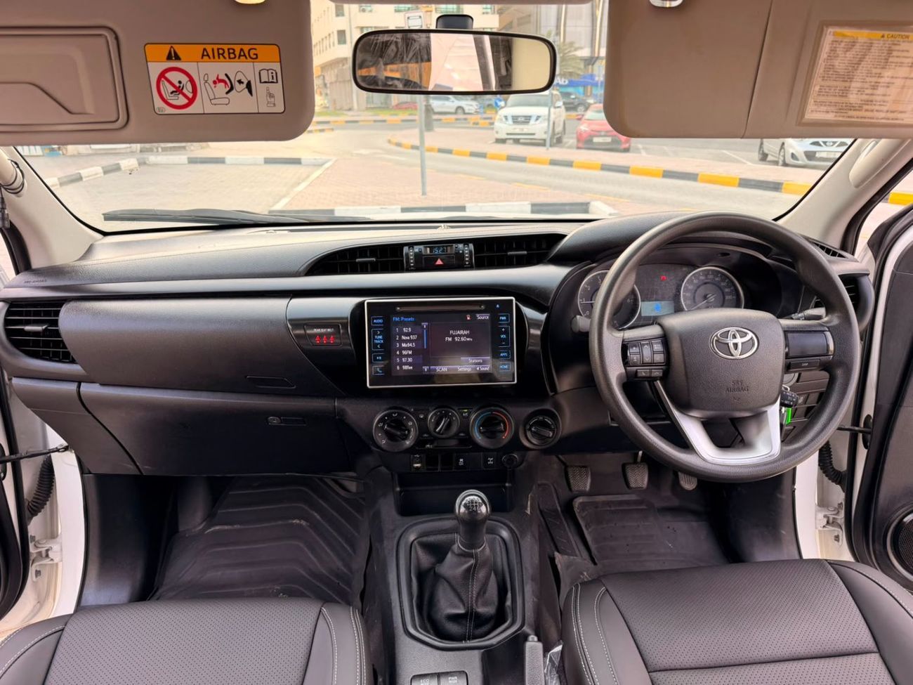Toyota Hilux GLX Toyota Hilux 2018Model 2.8 Diesel 4x4 Manual gear colour white interior black leather seats Electric