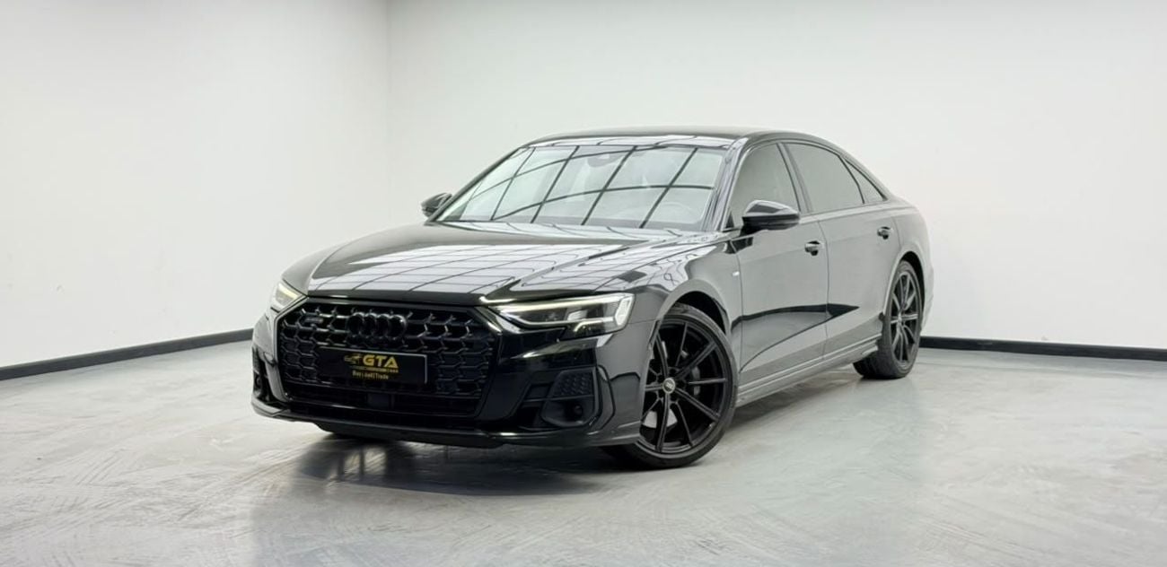 Audi A8 L 55 TFSI HIGH SPEC 2024 Audi A8 L S line Black Edition, Audi Warranty+Full Service History, GCC Specs.