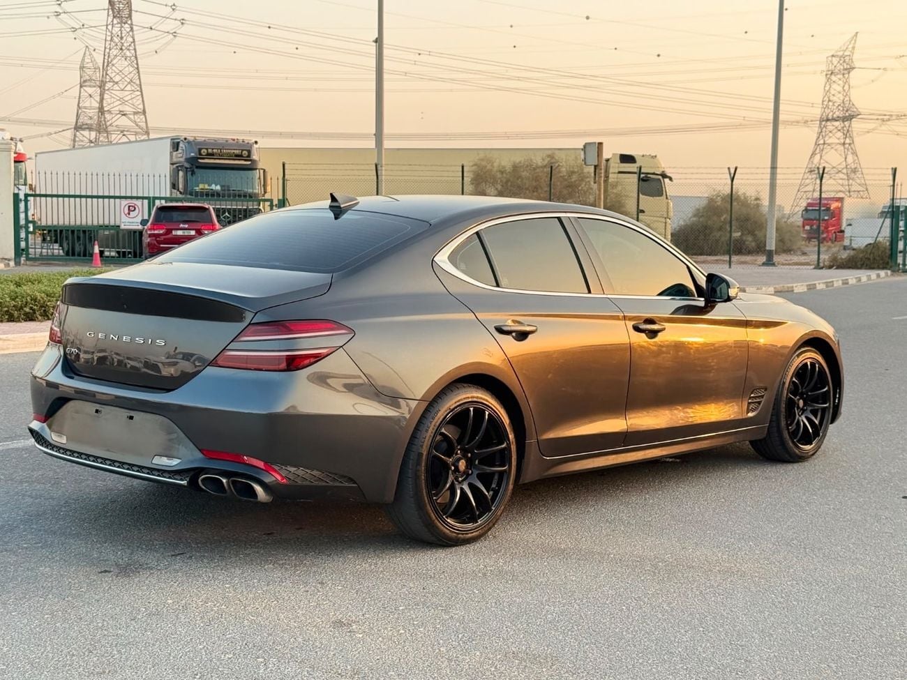 جينيسس G70 PREMIUM *GENESIS G70* Left Hand Full option Specs: *USA* Year: *2022* -*Original 5 Seats* push start BSM