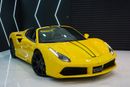 Ferrari 488 Spider STANDARD Carbon Fiber Pack, Passenger Display, JBL Audio, GCC Specs!!