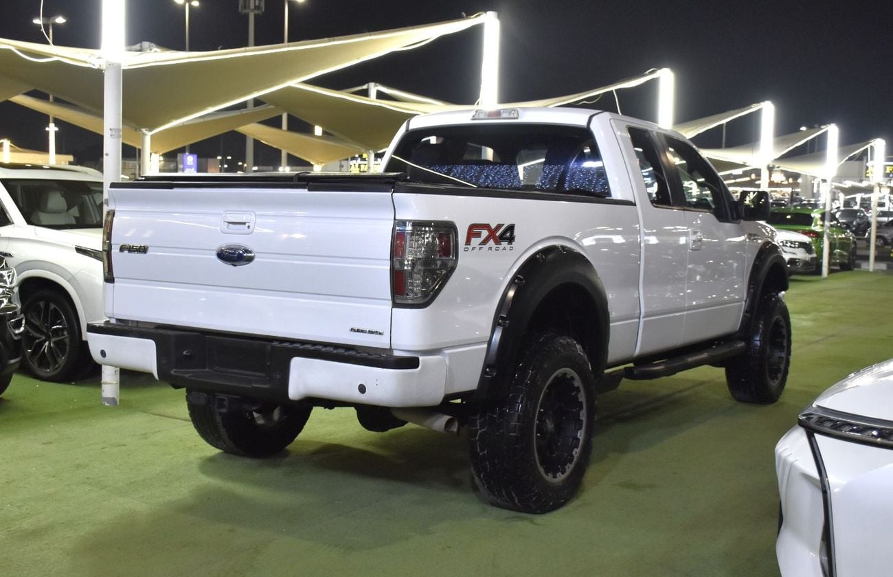 Ford F-150 FX4 SUPER CAB BLACK ALY EXCELLENT DEAL for our Ford F150 FX4 ( 2012 Model ) in White Color GCC Specs