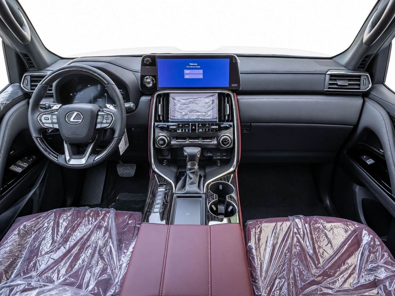 لكزس LX 600 Urban ECTAV0001 - لكزس LX600 أوربان 2026 - محرك بنزين 3.5 لتر، ناقل حركة أوتوماتيكي - لون أسود مع مقصورة د
