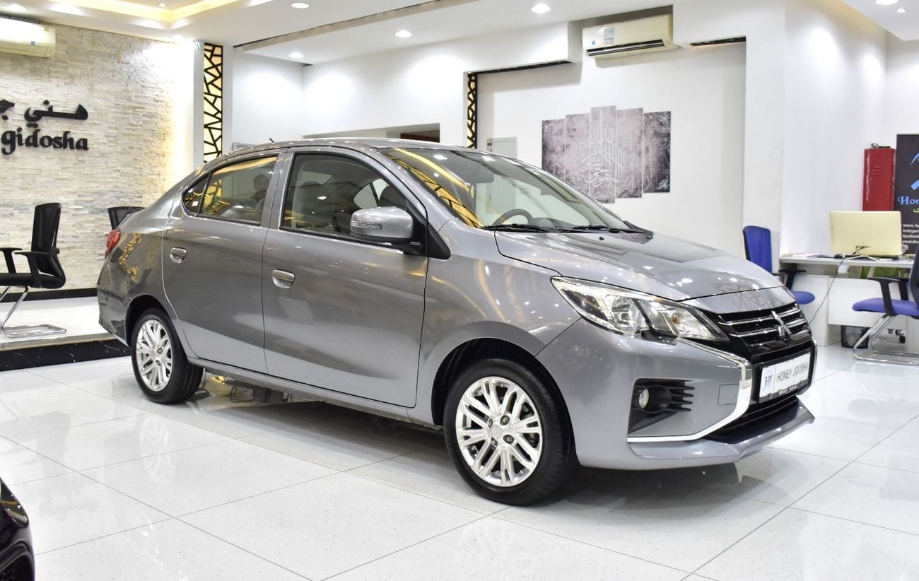 Mitsubishi Attrage GLX HIGHLINE EXCELLENT DEAL for our Mitsubishi Attrage ( 2021 Model ) in Grey Color GCC Specs