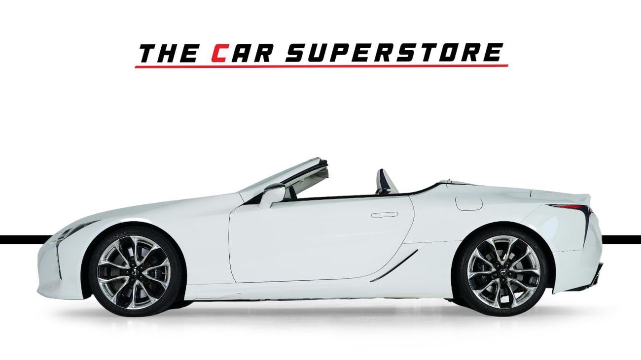 Lexus LC500 TITANIUM Convertible-GCC-Collectors Car-Mint Condition-Naturally Aspirated V8