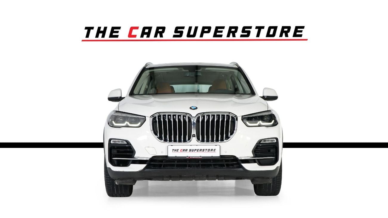 BMW X5 40i EXCLUSIVE 40i X-Drive-GCC-BMW Full Service History-Mint Condition-Pearl White