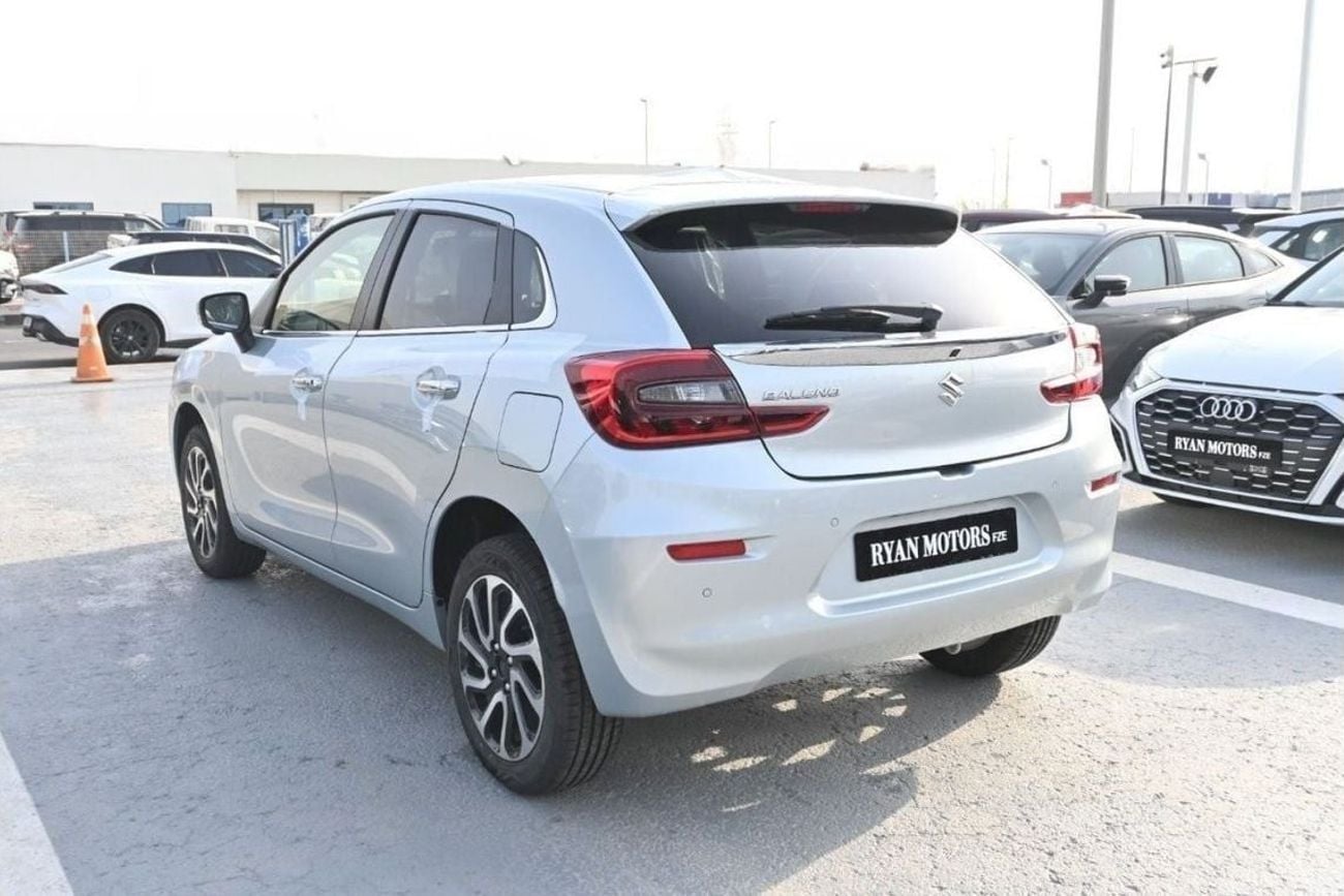 Suzuki Baleno GLX Suzuki Baleno 1.5L Petrol, Hatchback, FWD, 5Doors, Color: Silver Model: 2025 (Export Price)