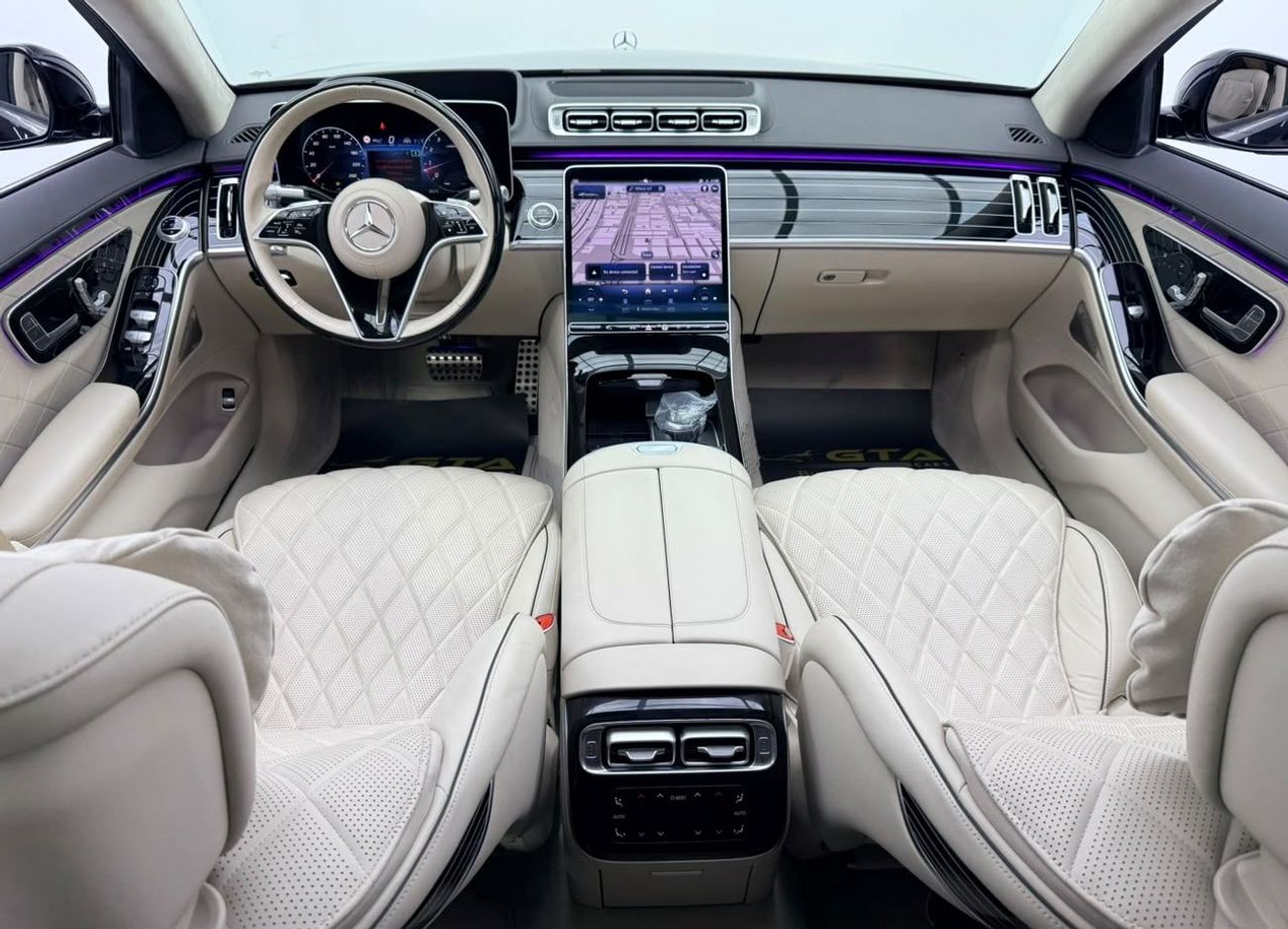 مرسيدس بنز S 580 4MATIC مرسيدس بنز S580 4MATIC موديل 2024، ضمان مرسيدس بنز حتى 2029، سجل صيانة كامل لدى مرسيدس بنز، حالة ممت