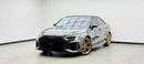Audi RS3 Warranty, Service Pack, Low Km, Fully Loaded, GCC