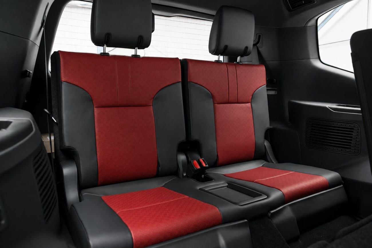 Toyota Land Cruiser GR SPORT 3.5L - Precious White Pearl Inside Black & Red | Export Only