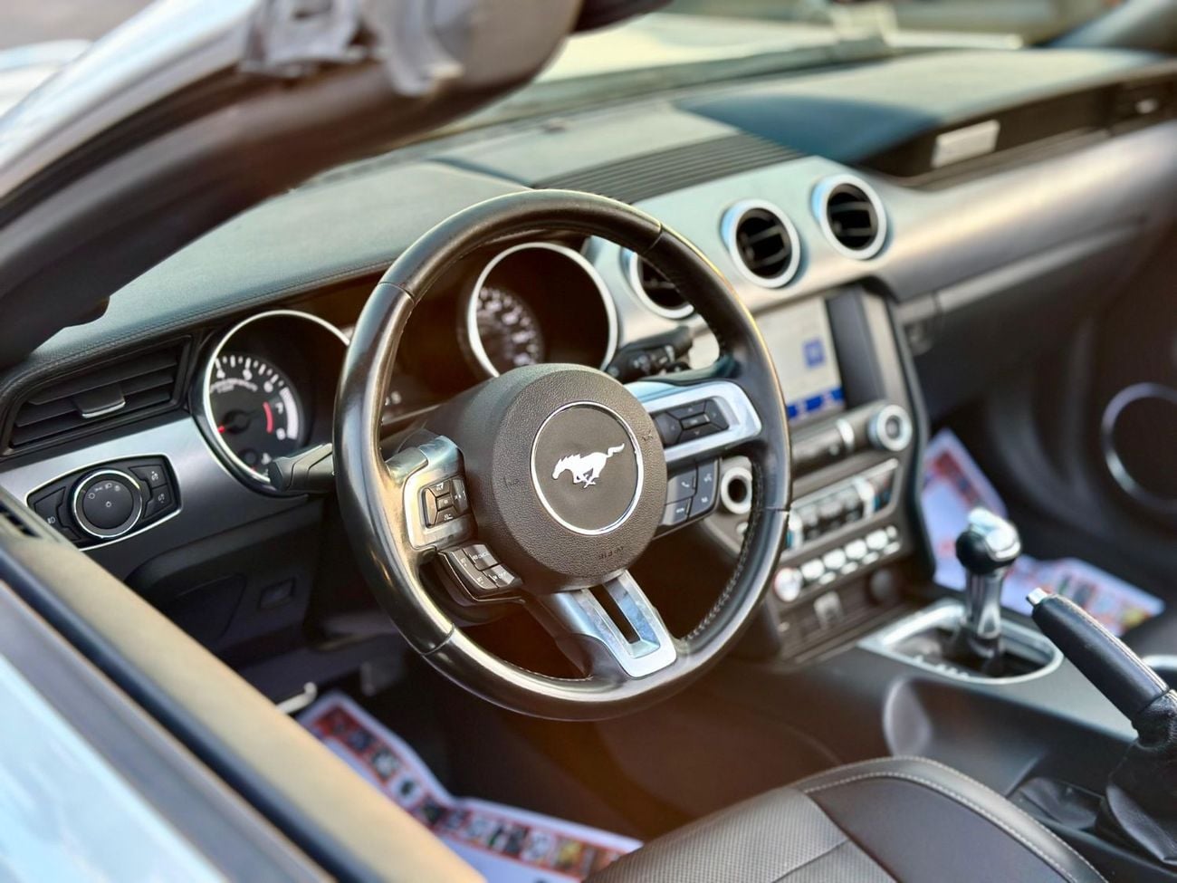 Ford Mustang Ecoboost Convertible | Monthly 1100/- | 0% DP | Leather Seats | # 38514