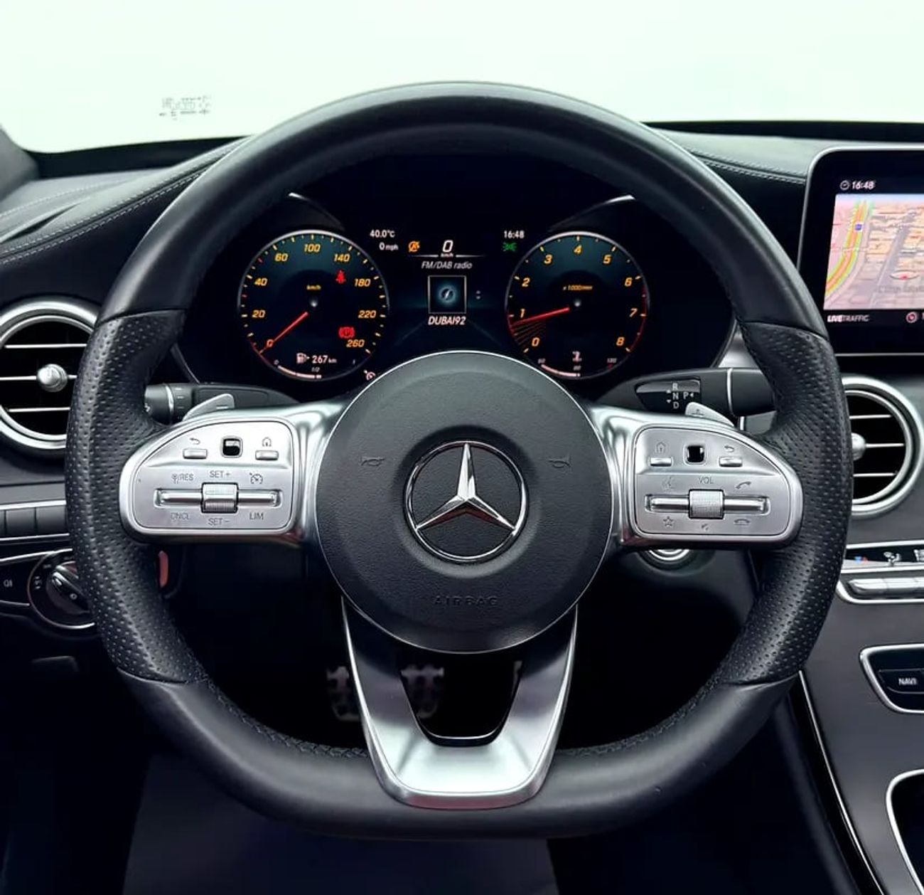 Mercedes Benz C200 C200 AMG, Warranty, Full Service History, Fully Loaded, Excellent Condition, GCC