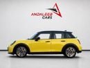 Mini Cooper C AED 1,760 P.M | 0% DOWN PAYMENT | MINI COOPER C | BRAND NEW | 2025 | GCC SPECS