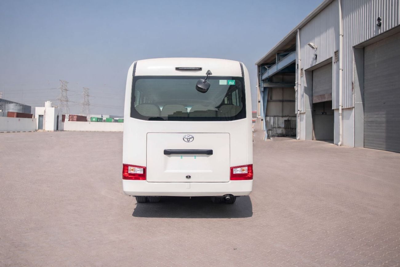 Toyota Coaster 23 Seater 4.2L - White Inside Grey | Export Only