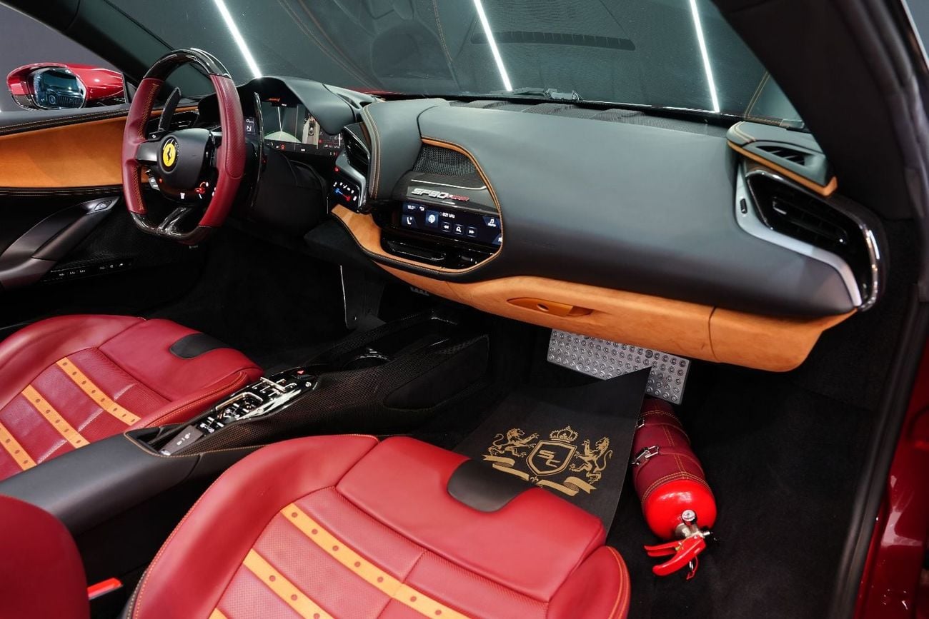 Ferrari SF90 SPIDER ADAS Full Pack, Carbon Fiber Pack, Daytona Seats, Dealer Warr + Serv!!