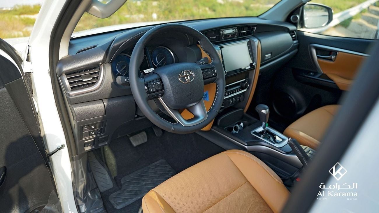 Toyota Fortuner VXR 4.0L V6 | Full option | Power & Ventilated Leather Seats | 360 Camera | Paddle Shifters