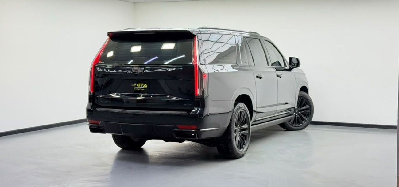 كاديلاك إسكالاد SPORT PLATINUM 2024 Cadillac Escalade Black Edition, 2028 Cadillac Warranty, Pilot Seats, GCC