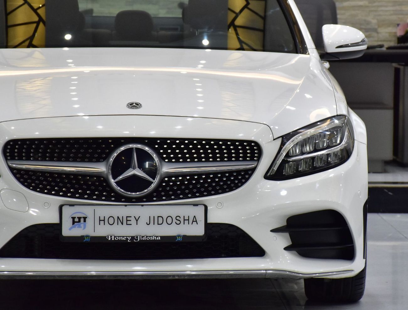 Mercedes Benz C200 . EXCELLENT DEAL for our Mercedes Benz C200 ( 2019 Model ) in White Color GCC Specs